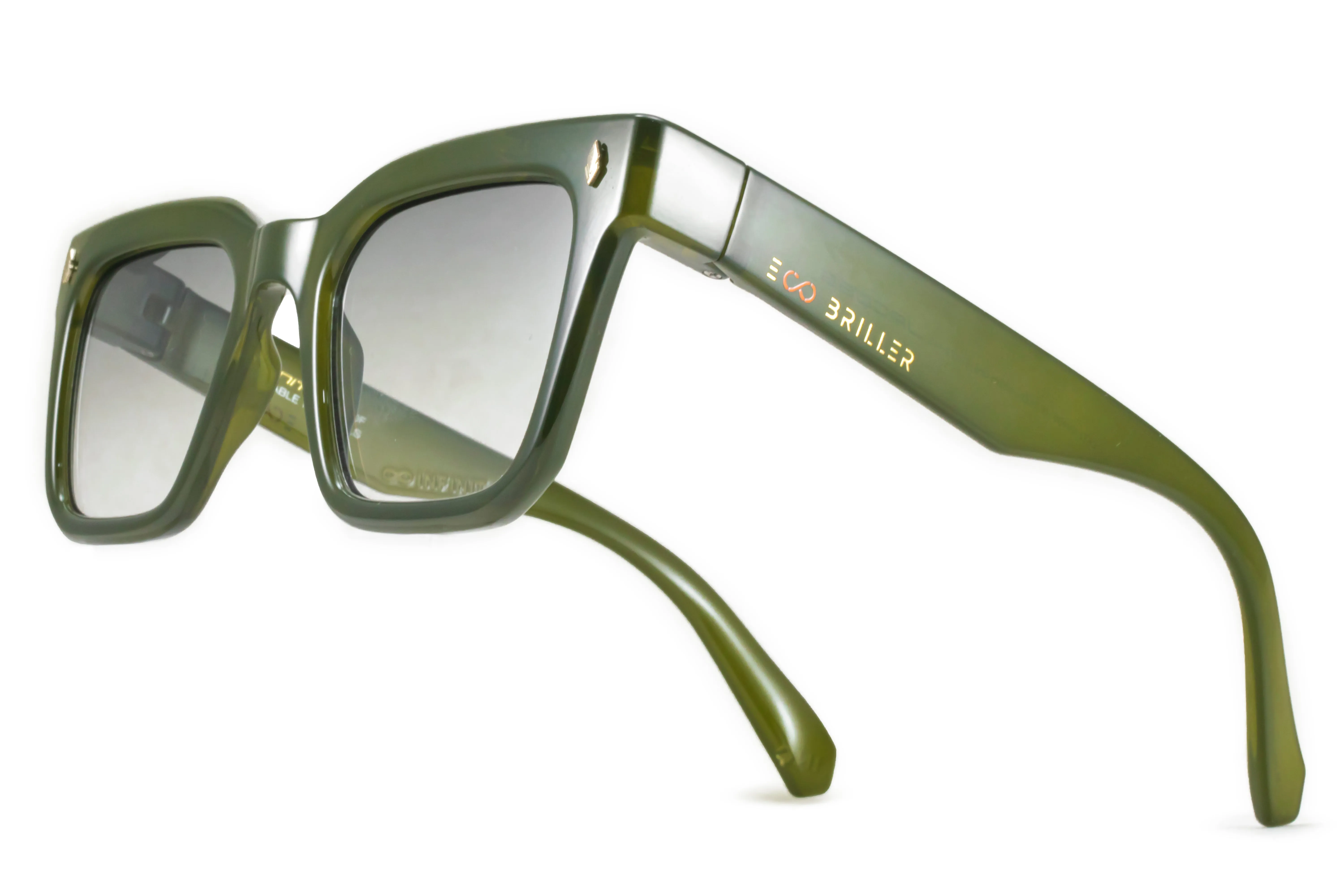 Jacobs Eco Briller - Olive - Green Gradient Lens