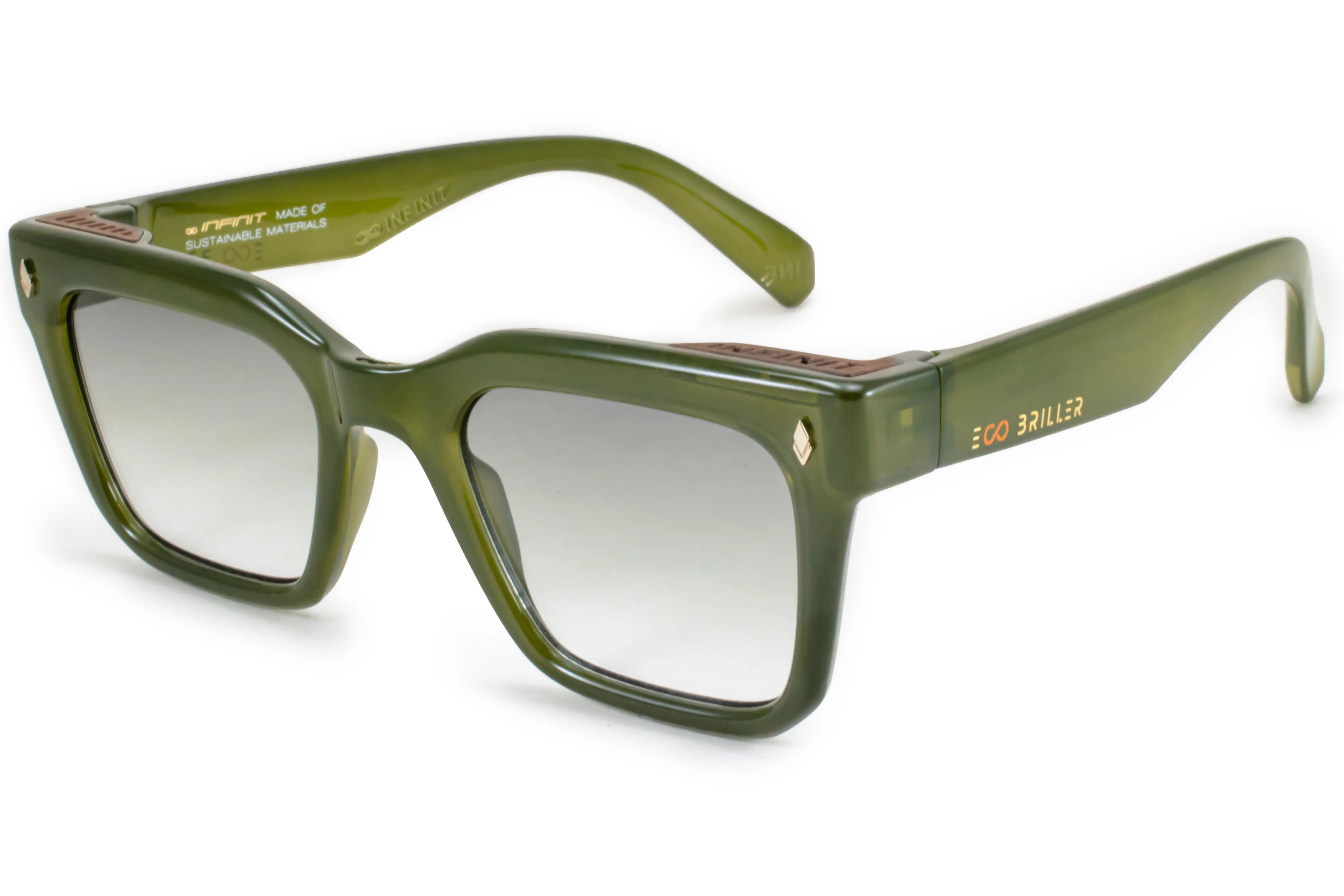 Jacobs Eco Briller - Olive - Green Gradient Lens
