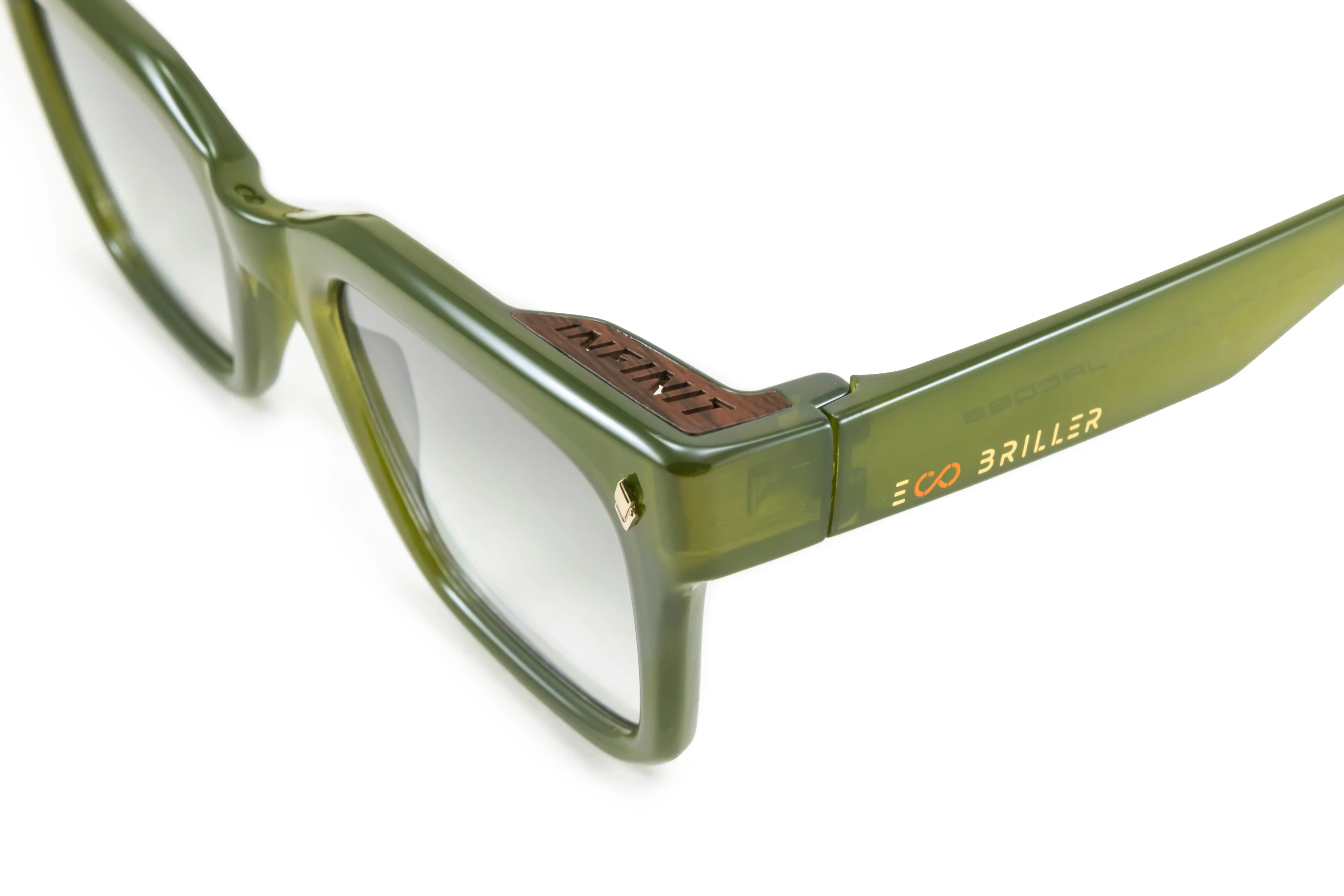 Jacobs Eco Briller - Olive - Green Gradient Lens