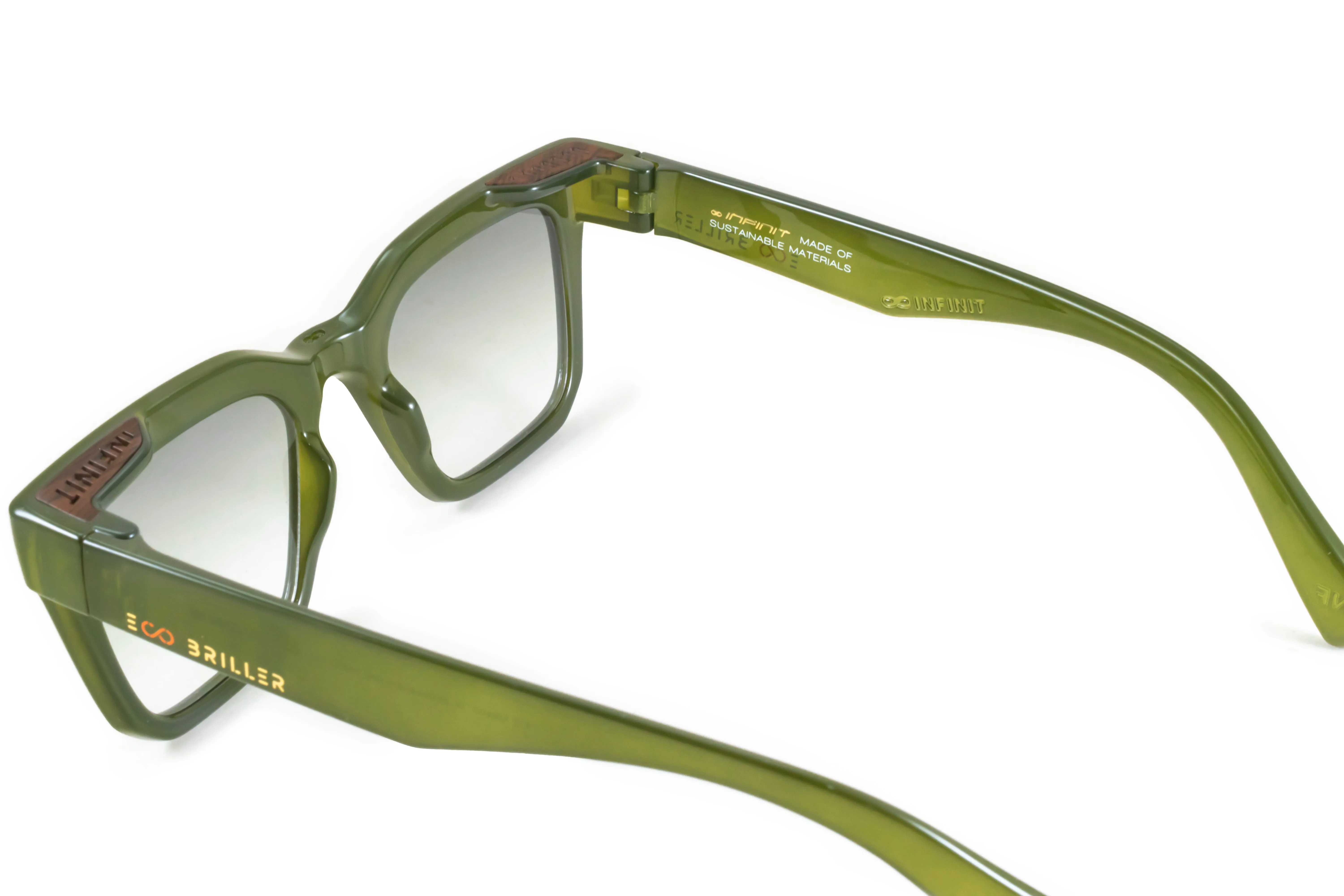 Jacobs Eco Briller - Olive - Green Gradient Lens
