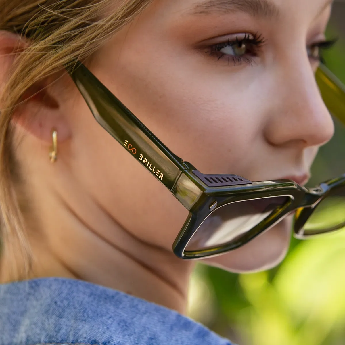 Jacobs Eco Briller - Olive - Green Gradient Lens