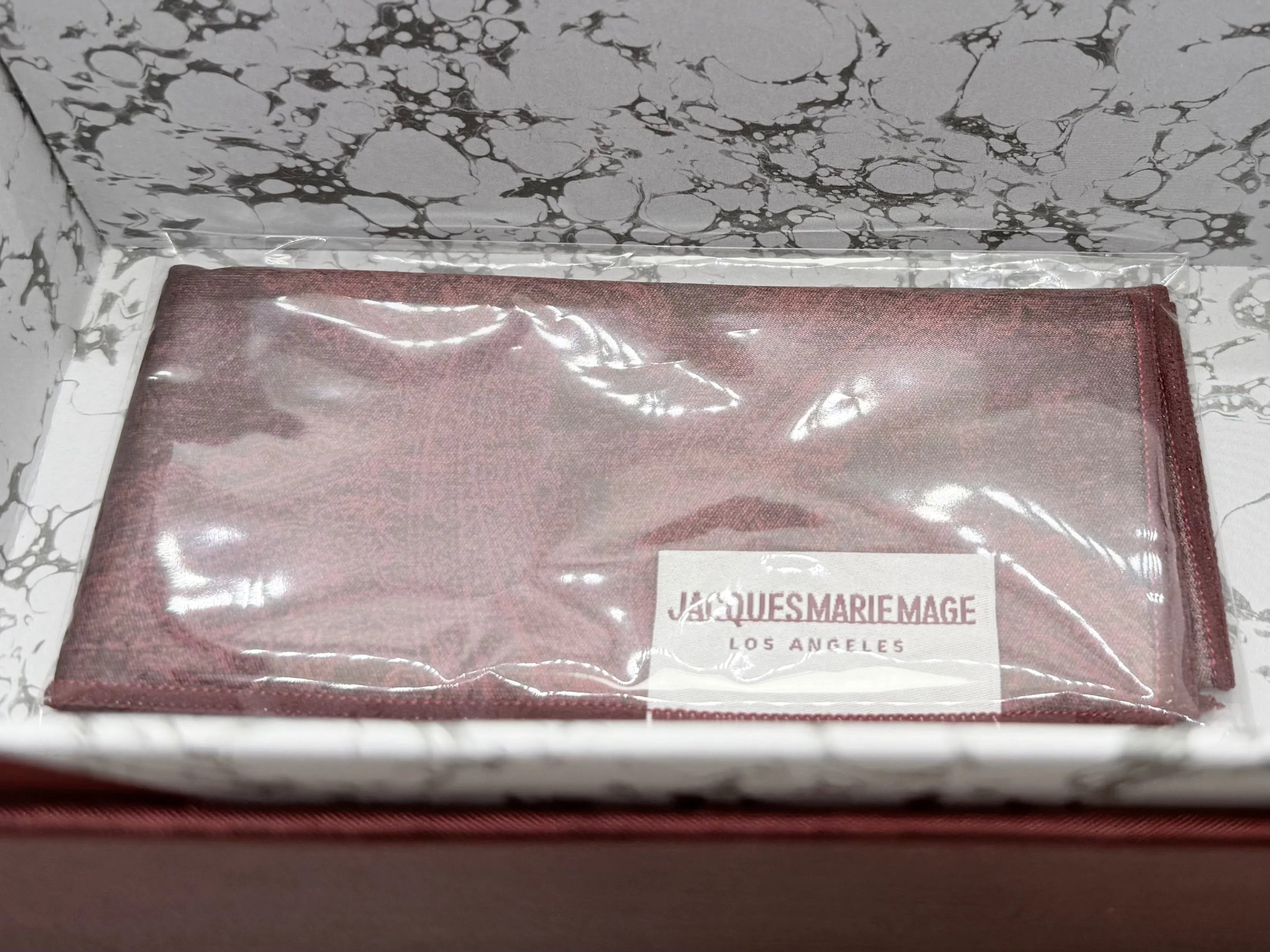 Jacques Marie Mage FELLINI in BURGUNDY-LTD. Of 400 Pieces-Full Kit-BNIB-100% Authentic