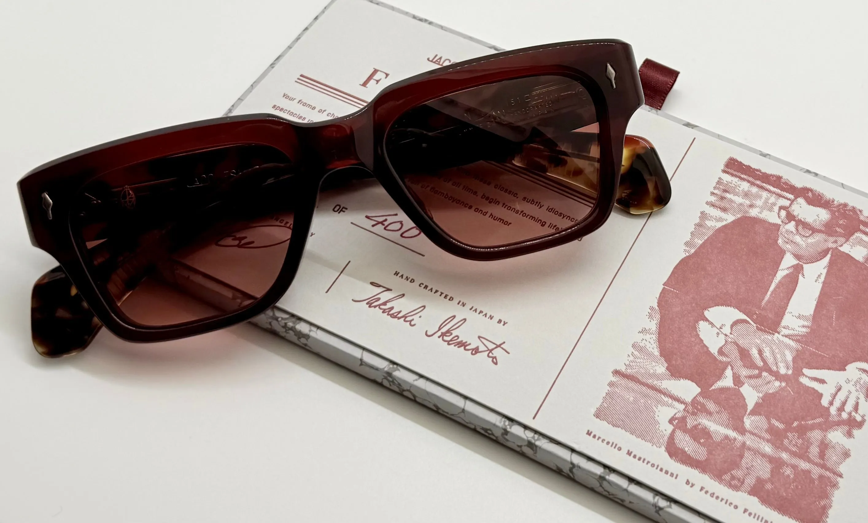 Jacques Marie Mage FELLINI in BURGUNDY-LTD. Of 400 Pieces-Full Kit-BNIB-100% Authentic