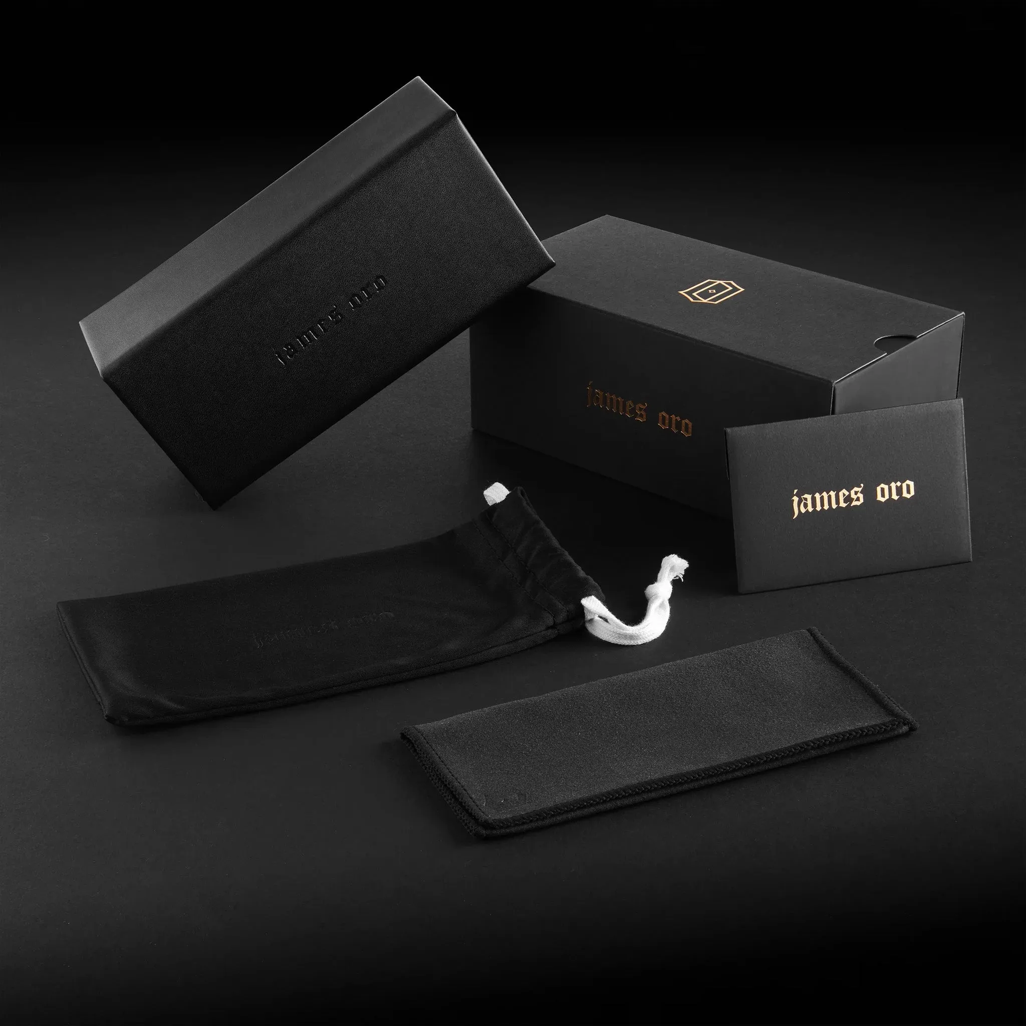 James Oro Shadow Sepia Ace II (Black Tint/Black Frame)
