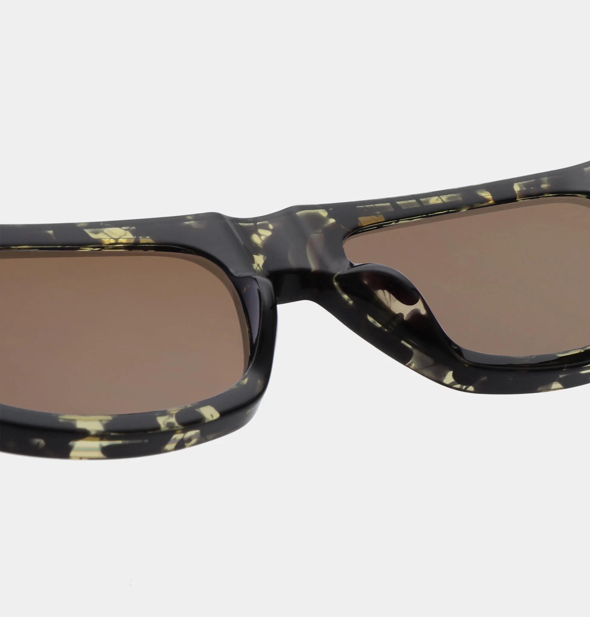 Jean Sunglasses - Black / Yellow Tortoise