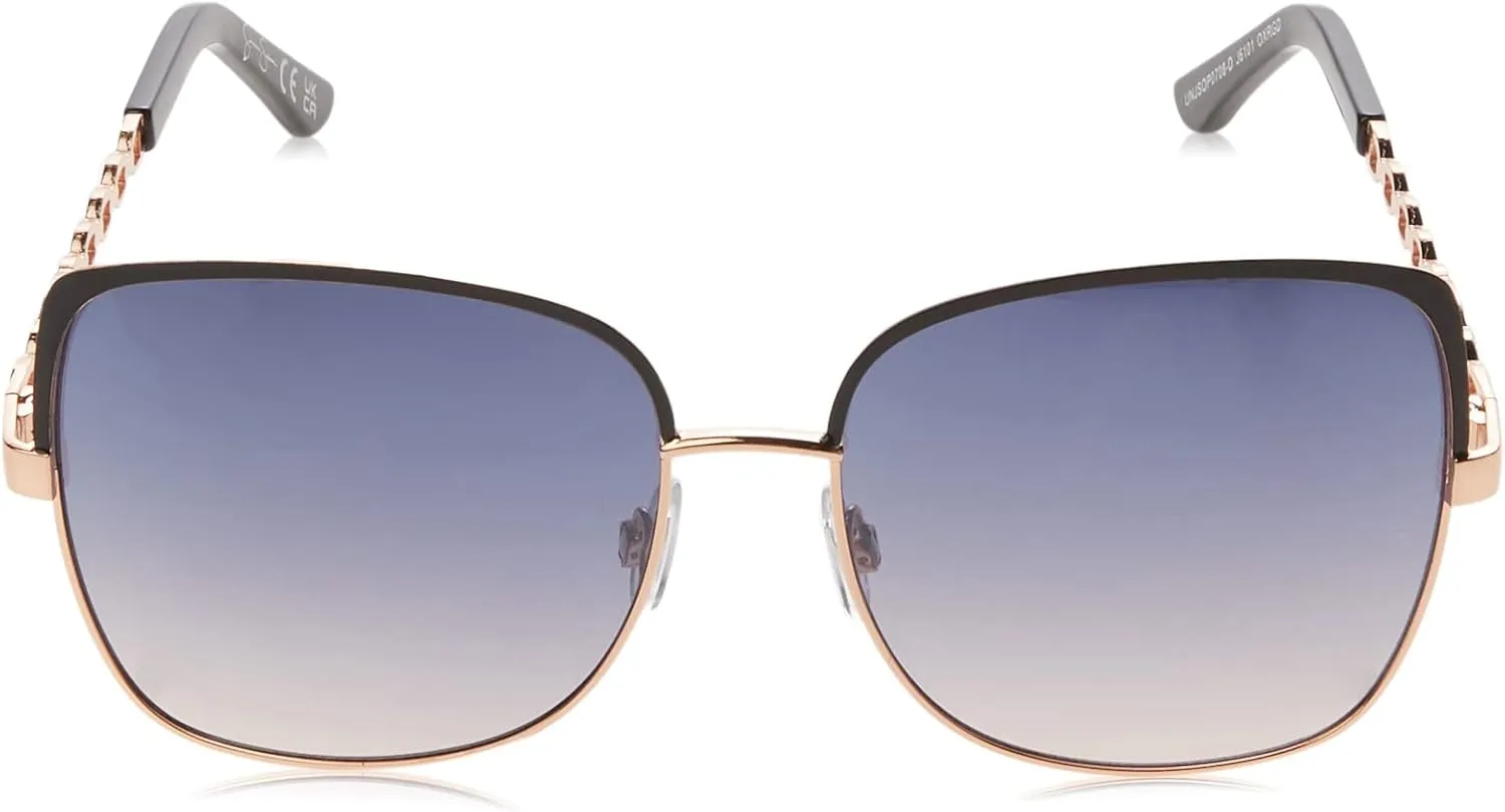 Jessica Simpson J6101 Posh Women's Metal Cat Eye Sunglasses with 100% Uv Protection. Glam Gifts for Her, 53.5 Mm