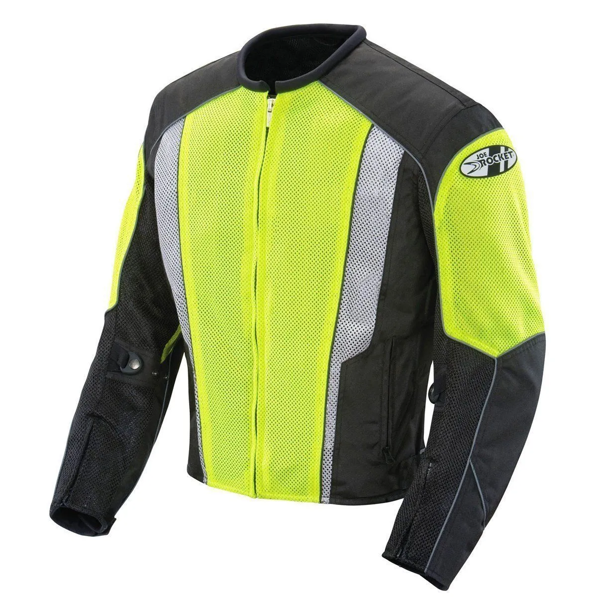 Joe Rocket 'Phoenix 5.0' Mens Neon/Black Mesh Motorcycle Jacket