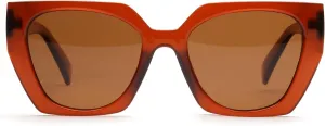 JOO'RTI Trendy Polarized Oversized Sunglasses Womens, Retro Big Square Cat Eye Designer Sunnies