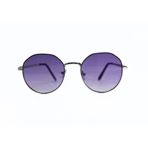 Jubleelens Round Purple Sunglasses - Silver A Must-Have Accessory for Any Wardrobe, with a Versatile and Stylish Design in a Stunning Purple Hue
