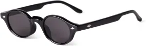 JUDOO Retro Small Round Sunglasses for Women Men Vintage Circle Glasses Costume Cosplay 90s Oval Shades UV400 Protection