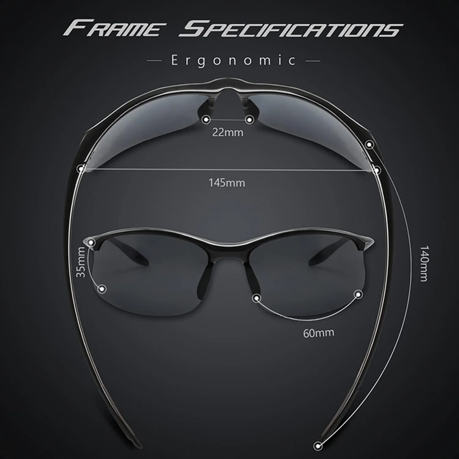 JULI Polarized Sports Sunglasses for Men Women Tr90 Unbreakable Frame for Running Fishing Baseball Driving MJ8002