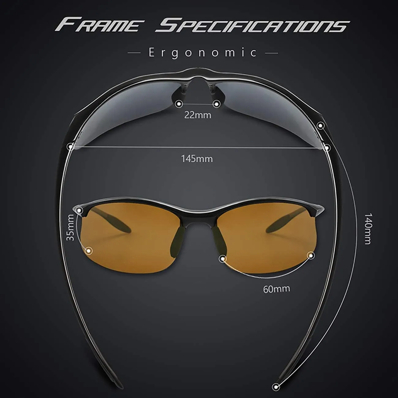 JULI Polarized Sports Sunglasses for Men Women Tr90 Unbreakable Frame for Running Fishing Baseball Driving MJ8002