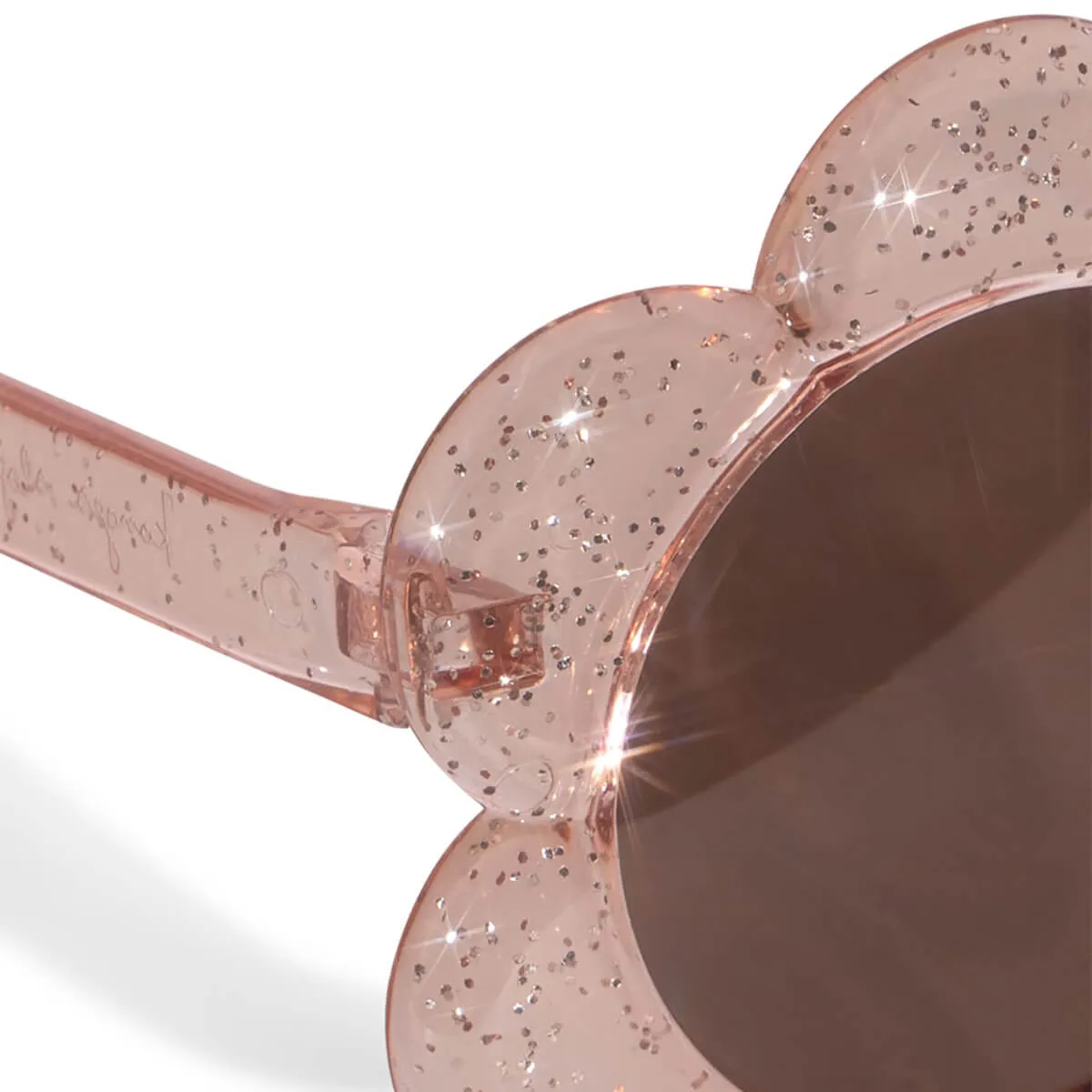 Junior Flower Sunglasses in Glitter Rose by Konges Sløjd