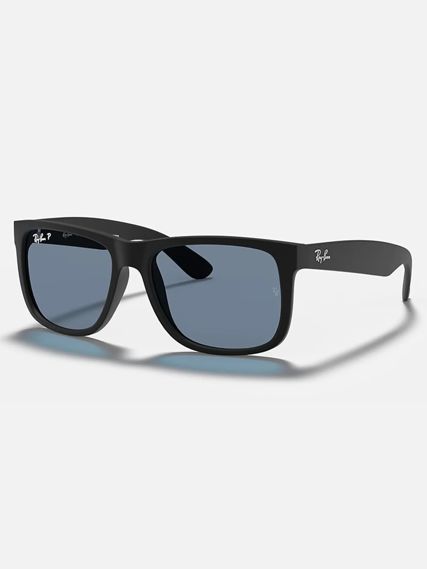 Justin Matte Black/Blue Classic Sunglasses