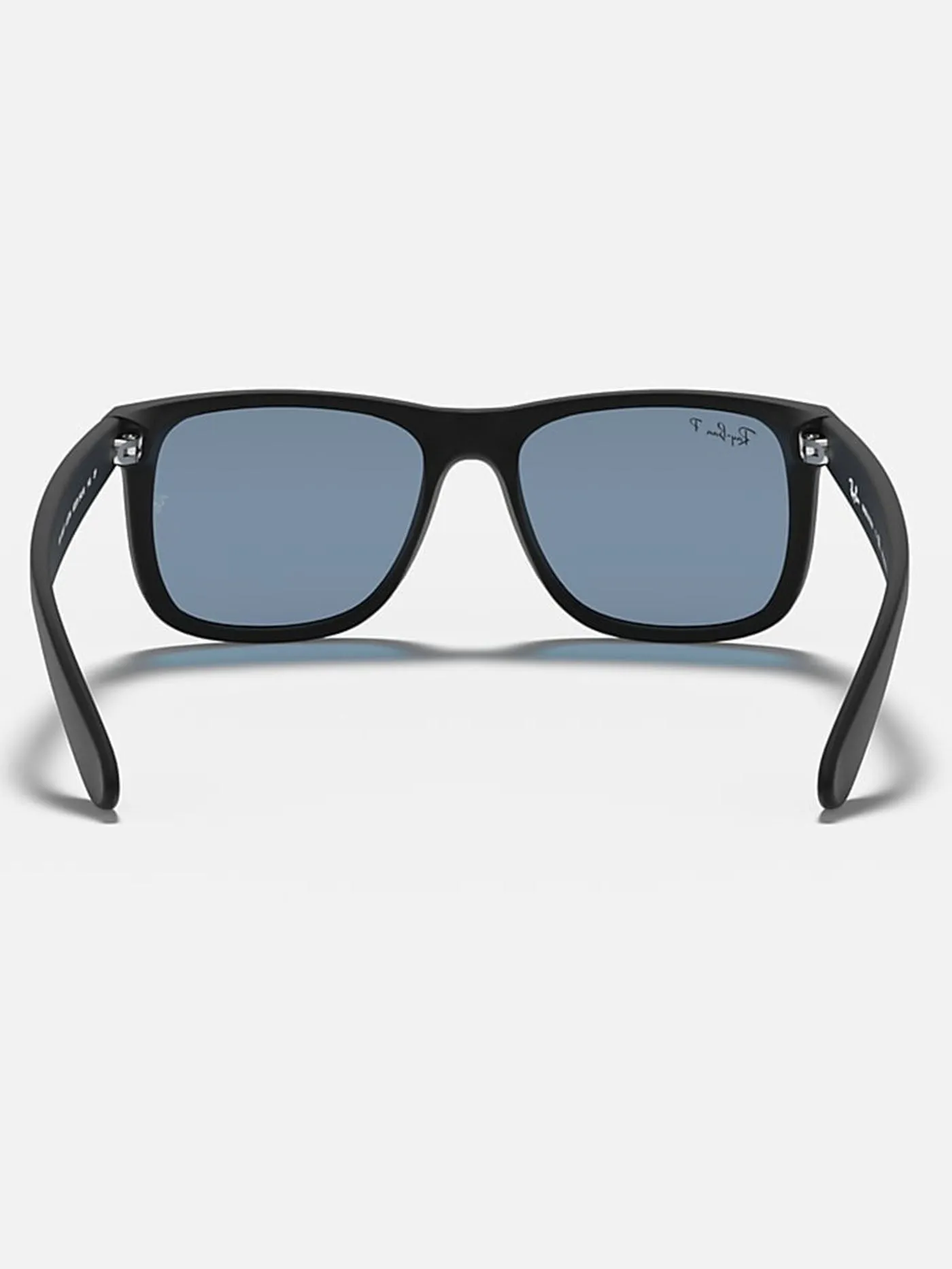 Justin Matte Black/Blue Classic Sunglasses