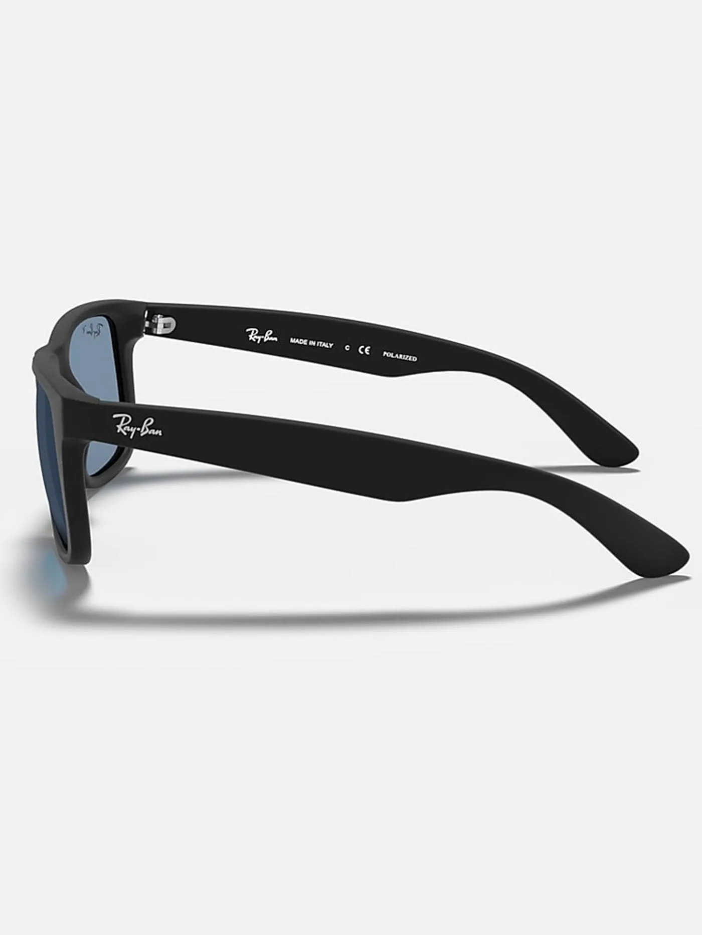 Justin Matte Black/Blue Classic Sunglasses