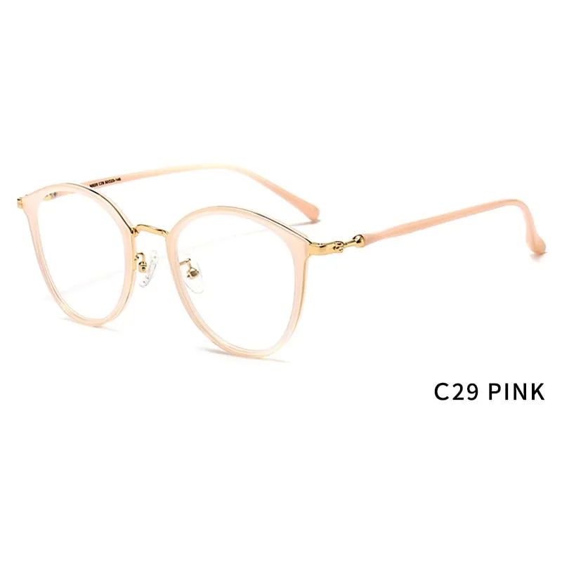Kansept Unisex Full Rim Round Tr 90 Titanium Eyeglasses 90020