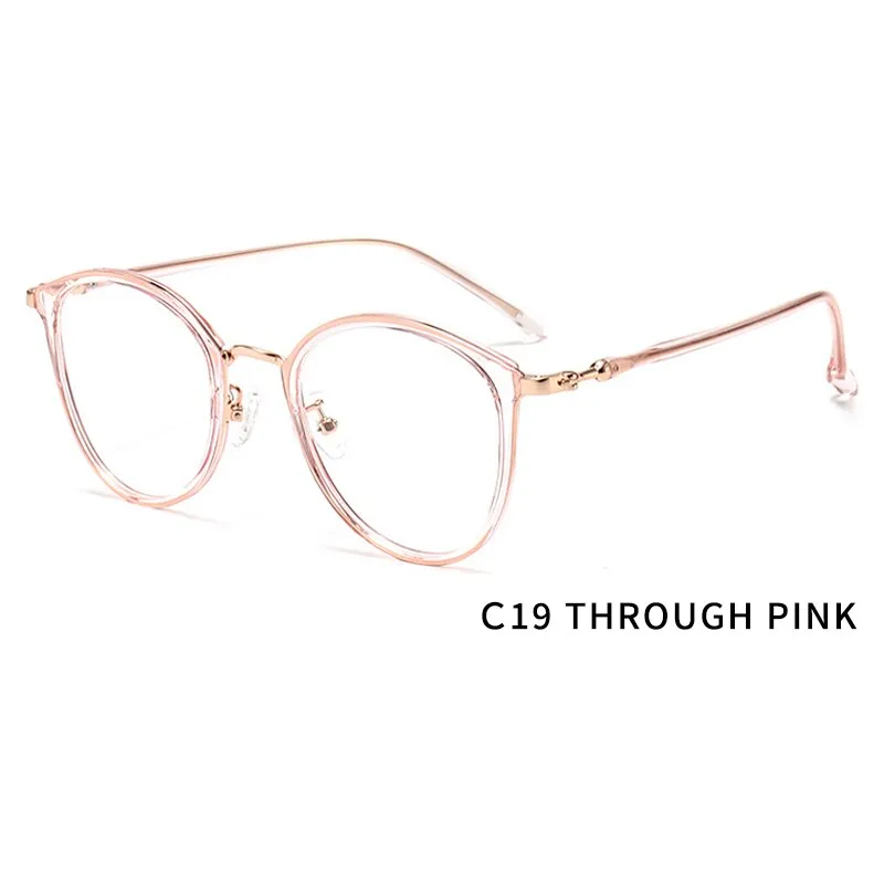 Kansept Unisex Full Rim Round Tr 90 Titanium Eyeglasses 90020