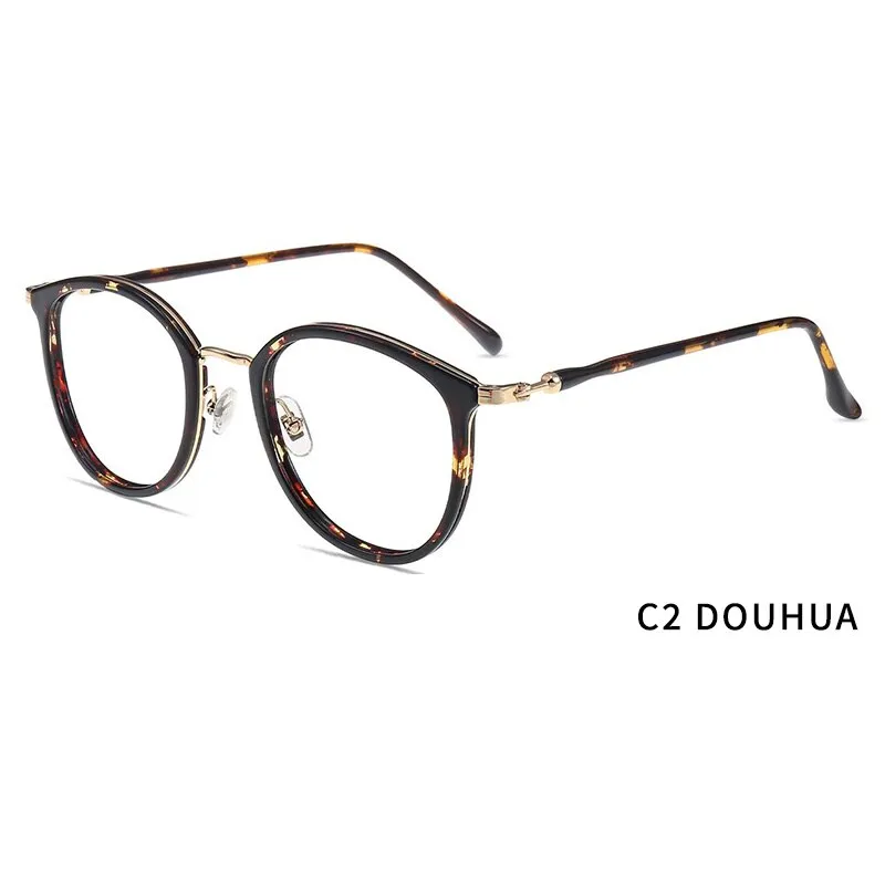 Kansept Unisex Full Rim Round Tr 90 Titanium Eyeglasses 90020