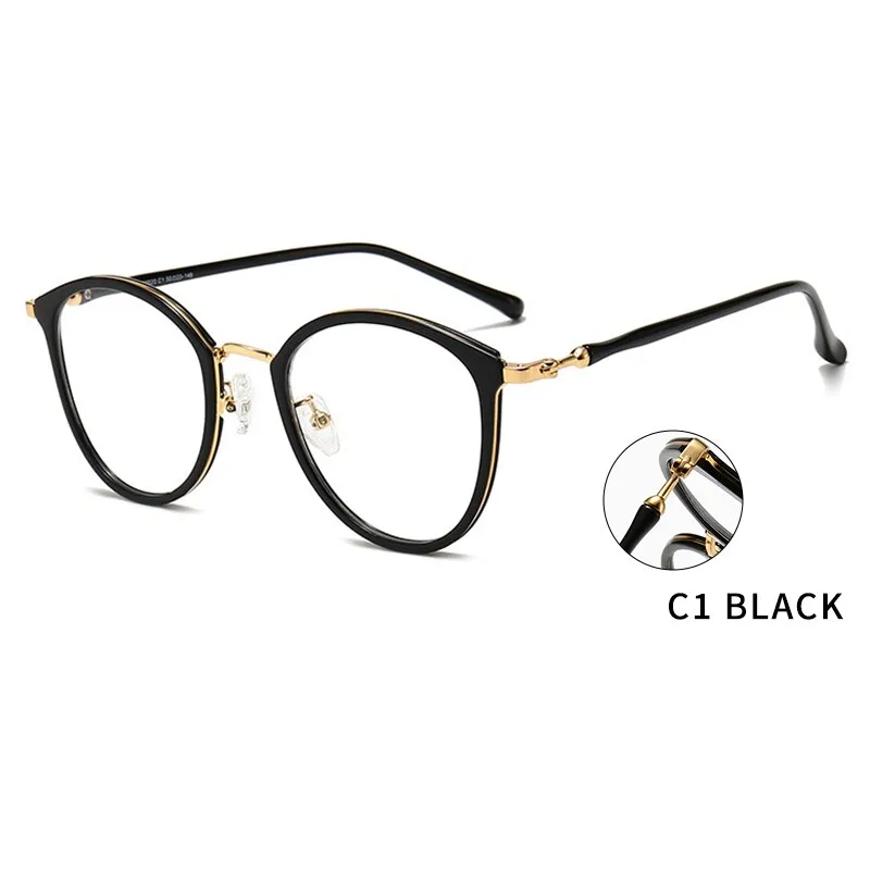 Kansept Unisex Full Rim Round Tr 90 Titanium Eyeglasses 90020