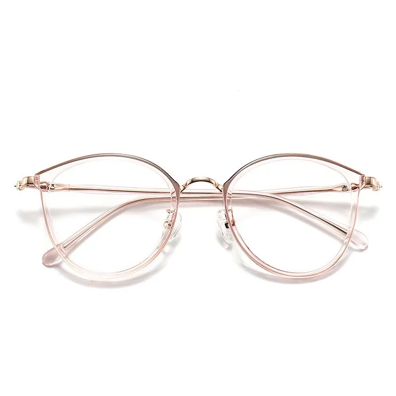 Kansept Unisex Full Rim Round Tr 90 Titanium Eyeglasses 90020