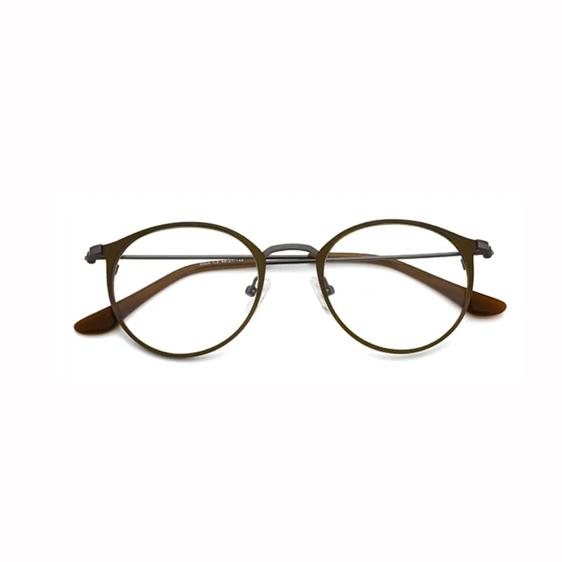 Kansept Women's Full Rim Round Cat Eye Stainless Steel Eyeglasses 0024