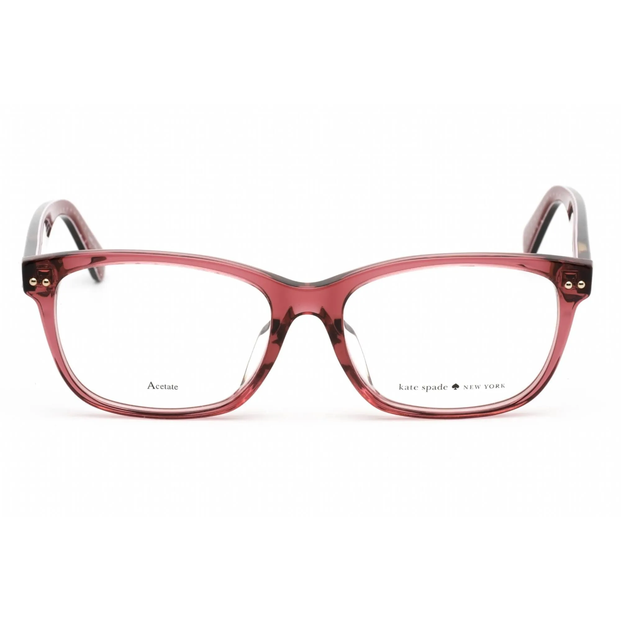 Kate Spade Women's Eyeglasses - Clear Lens Burgundy Havana Frame | Cailin/F 0YDC 00