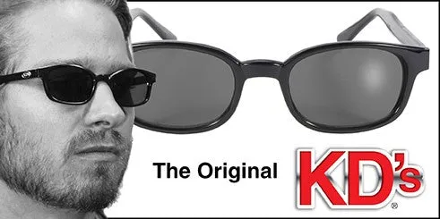 KD's Black Frame with Light Blue Lens Sunglasses