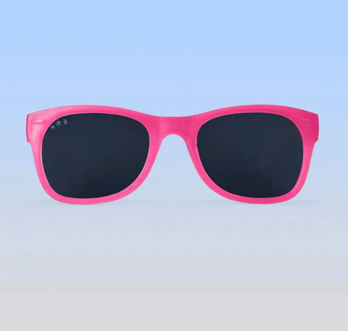 Kelly Shades, Pink Glitter Frame Sunglasses w/ Polarized Grey Lens