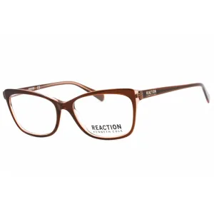 Kenneth Cole Reaction Women's Eyeglasses - Clear Demo Lens Pink Frame | KC0897 074