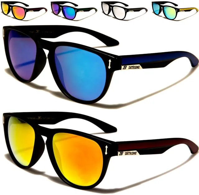 Key Hole Mirrored Classic Sunglasses for Men
