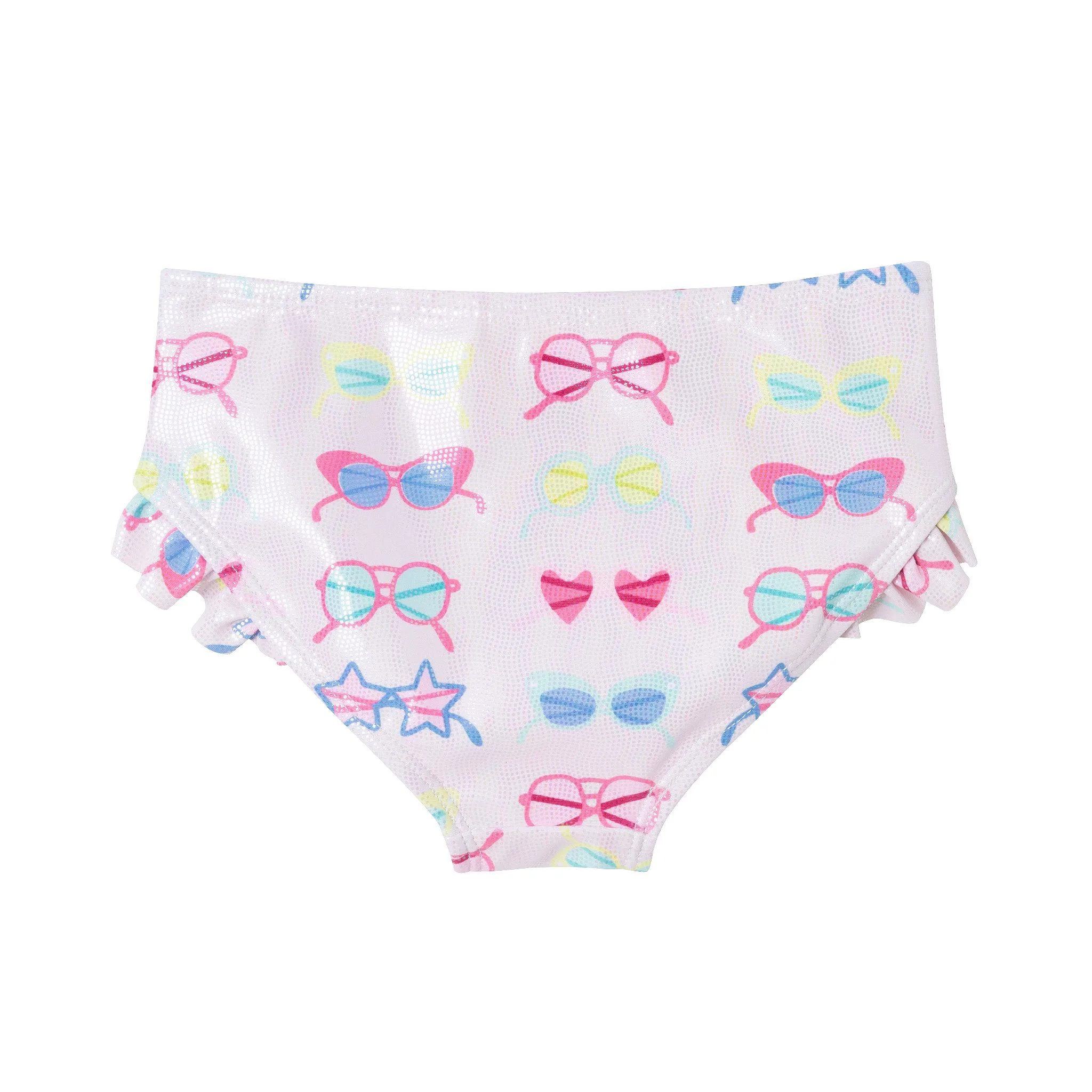 Kids (2-7) Tankini Swimsuit Set | Sunglasses Pattern