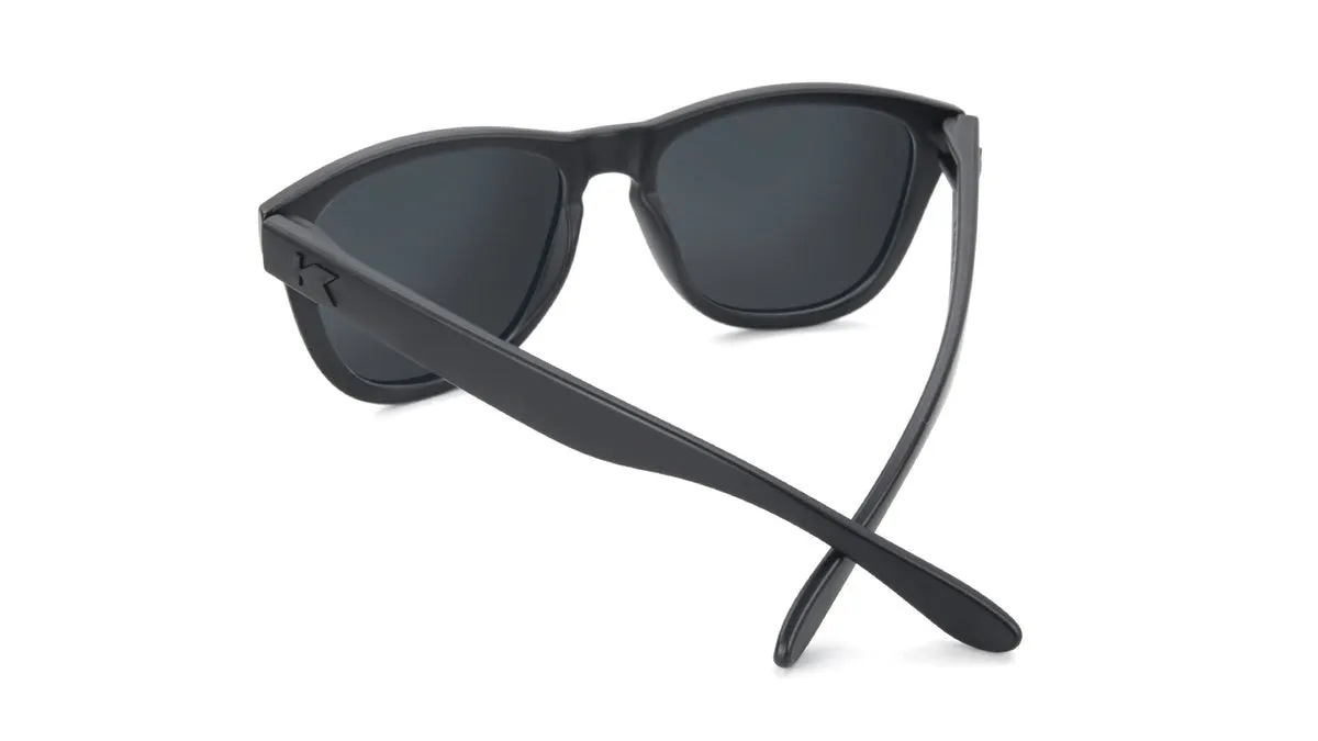 Kids Premiums Black On Black Polarized Sunglasses