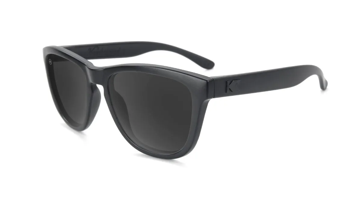 Kids Premiums Black On Black Polarized Sunglasses