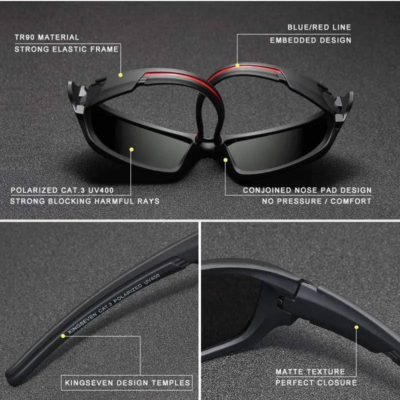 KINGSEVEN Dark Polarized Sunglasses
