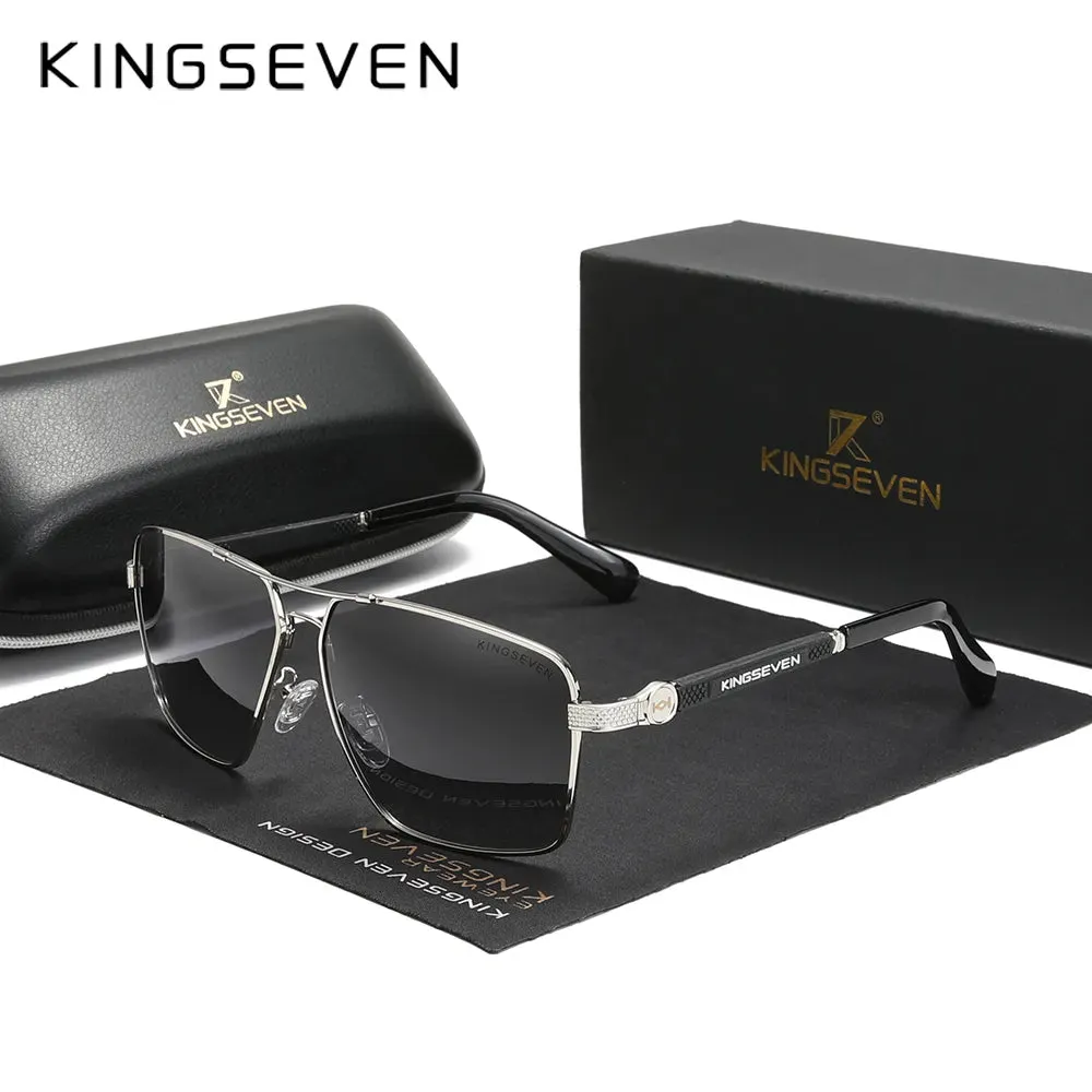 KINGSEVEN New Design Sunglasses Polarized Coating Lens Auto Reset Framework Driving Eyewear For Men/Women
