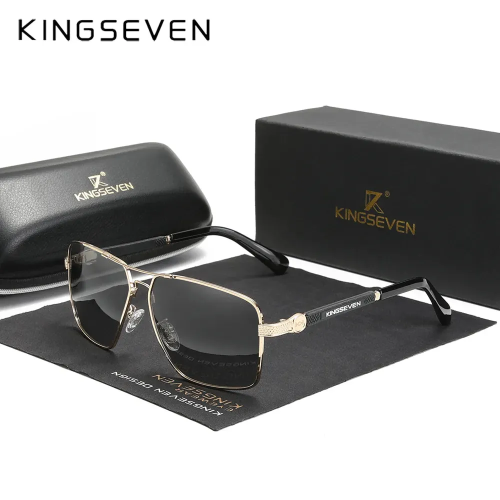 KINGSEVEN New Design Sunglasses Polarized Coating Lens Auto Reset Framework Driving Eyewear For Men/Women
