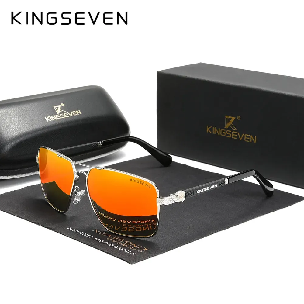 KINGSEVEN New Design Sunglasses Polarized Coating Lens Auto Reset Framework Driving Eyewear For Men/Women