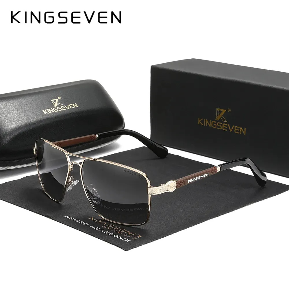 KINGSEVEN New Design Sunglasses Polarized Coating Lens Auto Reset Framework Driving Eyewear For Men/Women