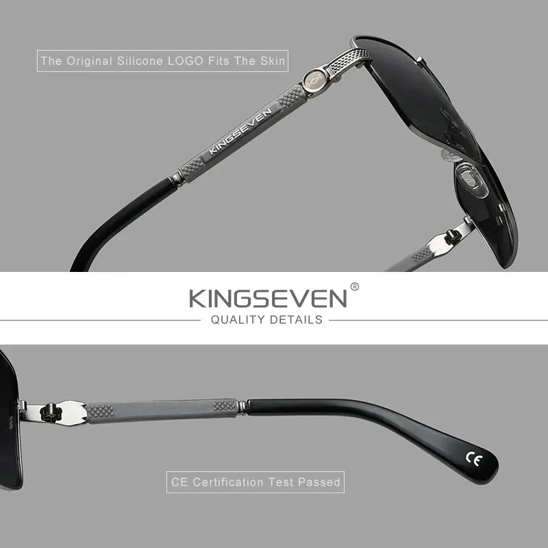 KINGSEVEN New Design Sunglasses Polarized Coating Lens Auto Reset Framework Driving Eyewear For Men/Women