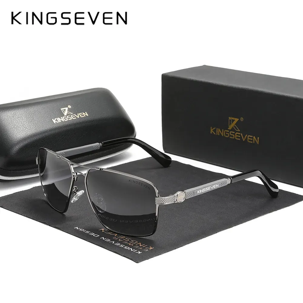 KINGSEVEN New Design Sunglasses Polarized Coating Lens Auto Reset Framework Driving Eyewear For Men/Women