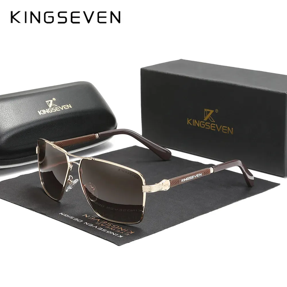 KINGSEVEN New Design Sunglasses Polarized Coating Lens Auto Reset Framework Driving Eyewear For Men/Women