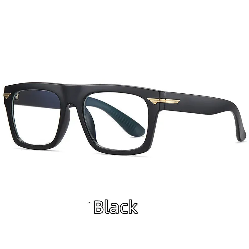 Kocolior Unisex Full Rim Square Acetate Hyperopic Reading Glasses 3394