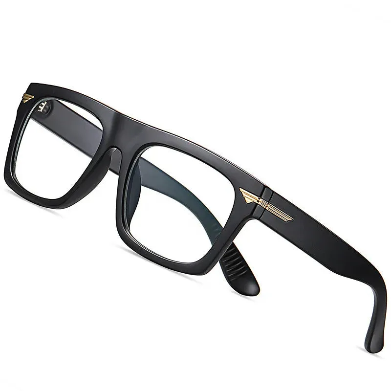 Kocolior Unisex Full Rim Square Acetate Hyperopic Reading Glasses 3394