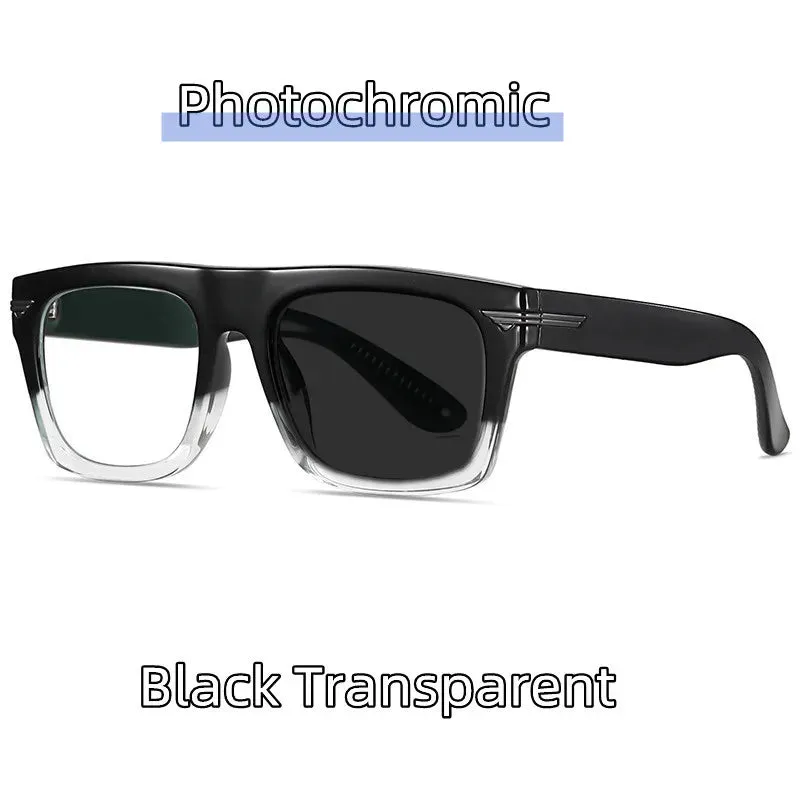 Kocolior Unisex Full Rim Square Acetate Hyperopic Reading Glasses 3394