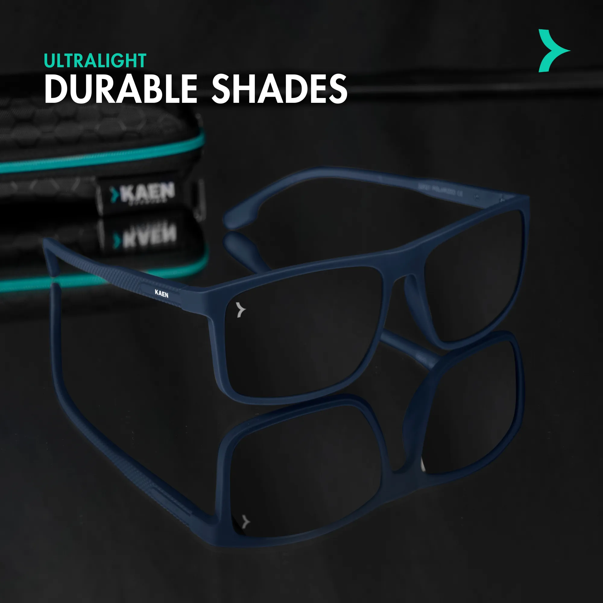 Kole Navy Power Sunglasses