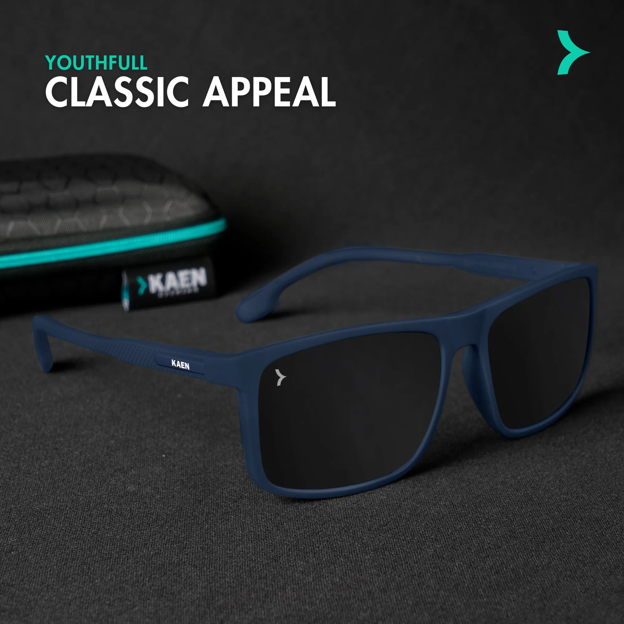 Kole Navy Power Sunglasses