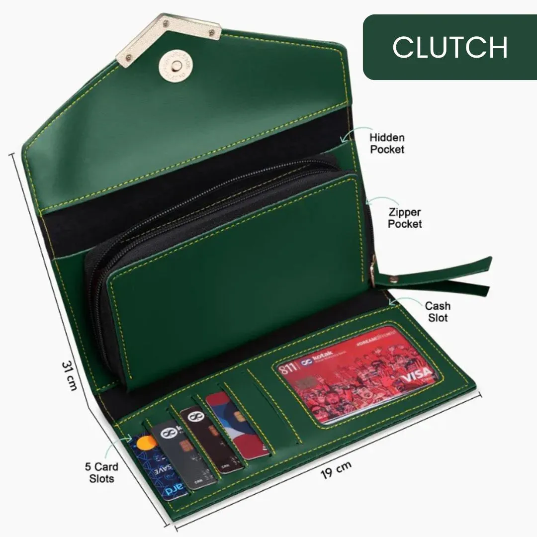 Ladies Wallet, Keychain & Sunglass Case - Personalized Gifts for Women