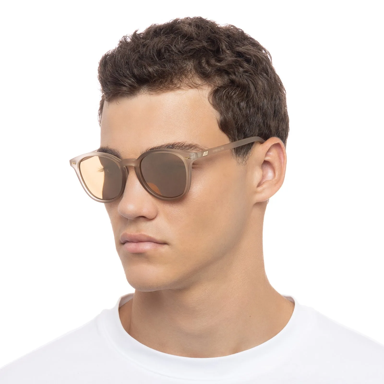 Le Specs Bandwagon Sunglasses in Matte Stone