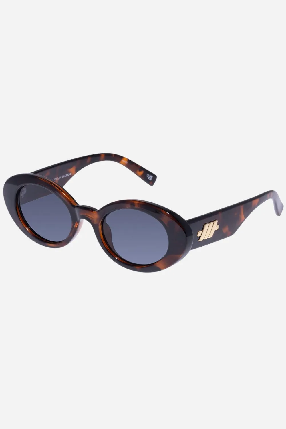 Le Specs Nouveau Vie Sunglasses in Dark Tort